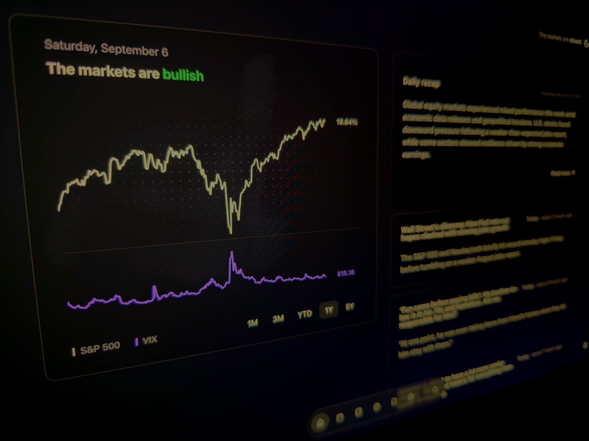 New dashboard